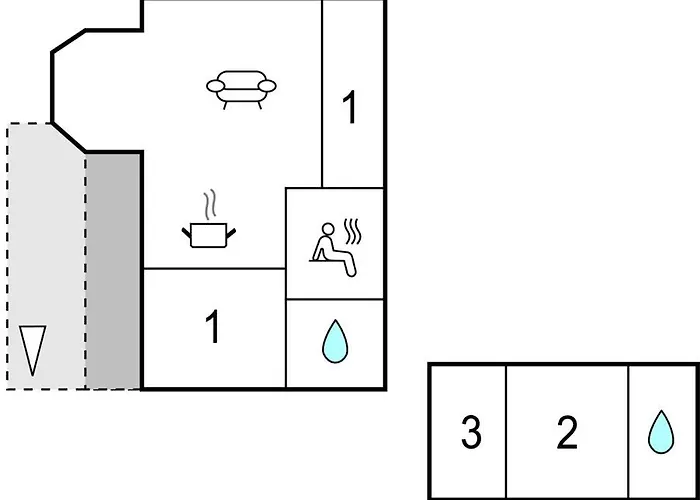 Hébergement de vacances Cozy In Bjert With Wifi Binderup Strand